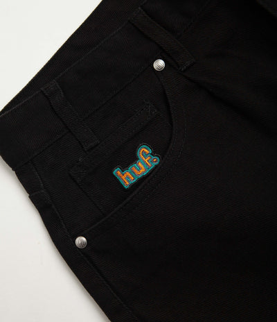 HUF Cromer Signature Jeans - Black Washed Denim