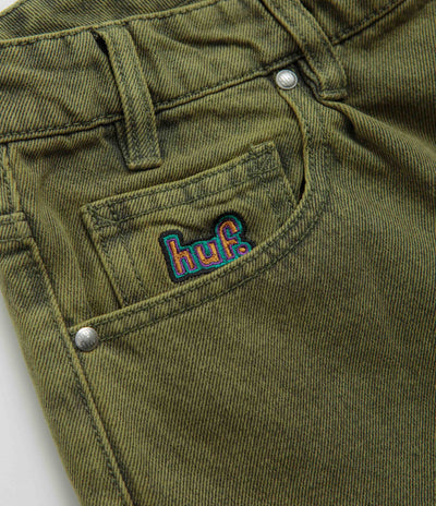 HUF Cromer Washed Pants in Dried Herb