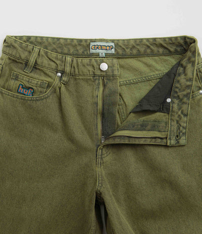 HUF Cromer Washed Pants in Dried Herb