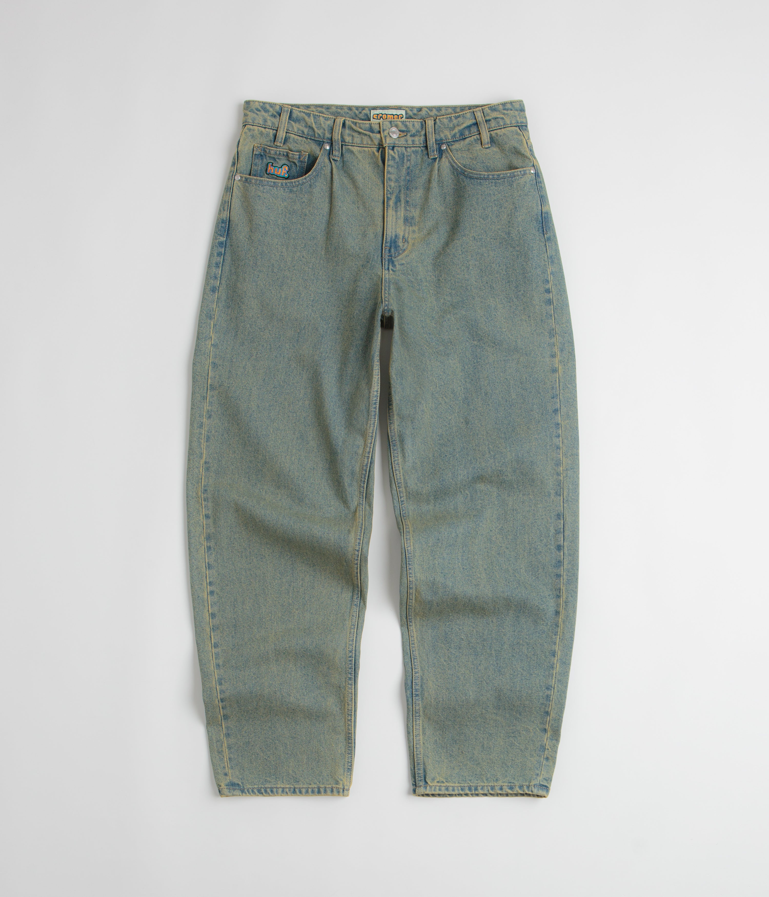 HUF Cromer Washed Pants - Indigo Earth