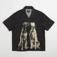 HUF Dogged Short Sleeve Resort Shirt in Black thumbnail