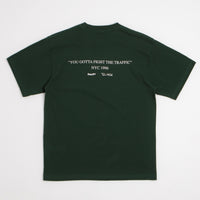 HUF Fight The Traffic T-Shirt - Forest Green thumbnail