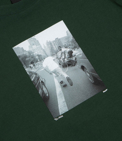 HUF Fight The Traffic T-Shirt - Forest Green