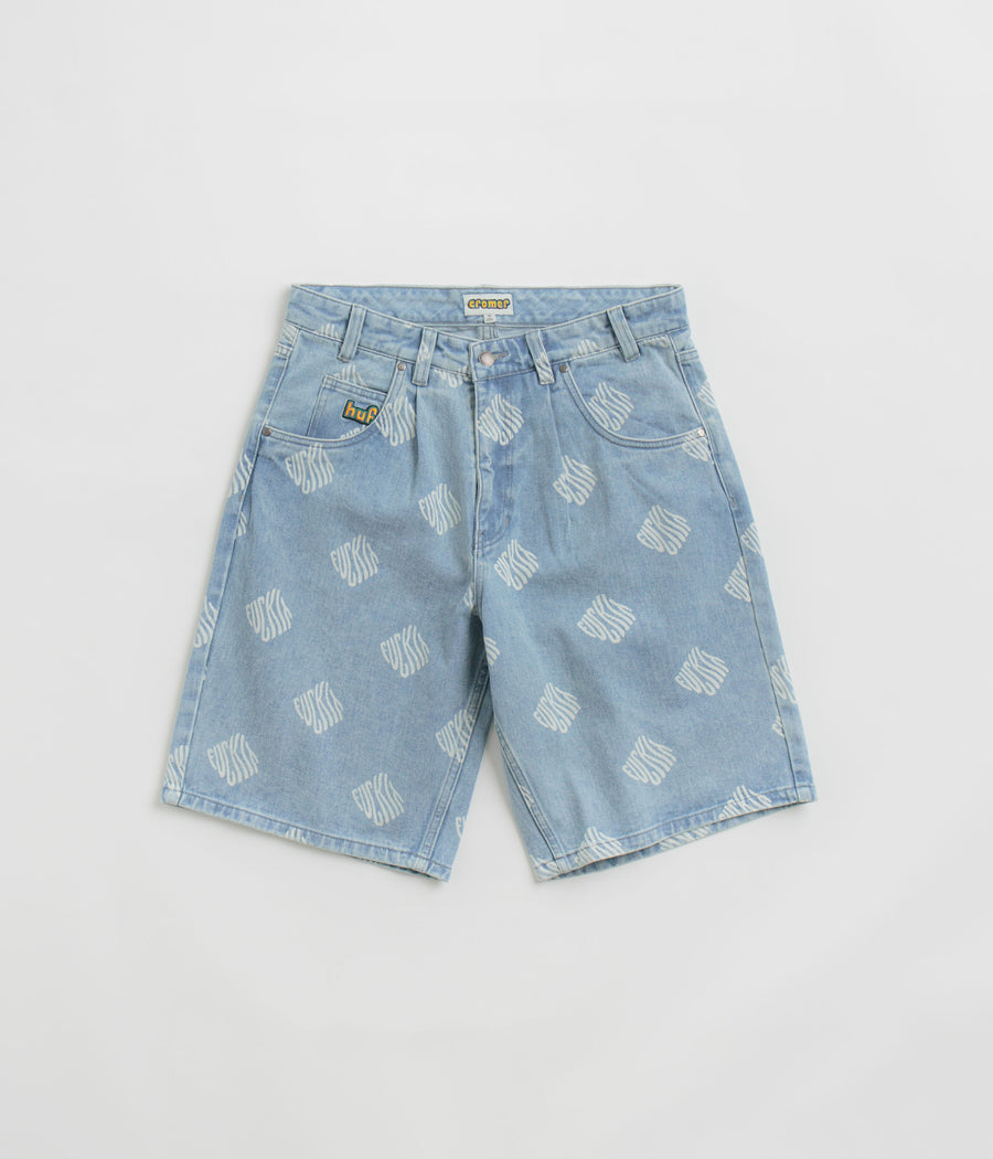 HUF Fuck It Cromer Shorts in Blue