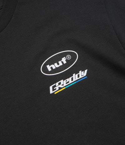 HUF Greddy Showcase T-Shirt - Black