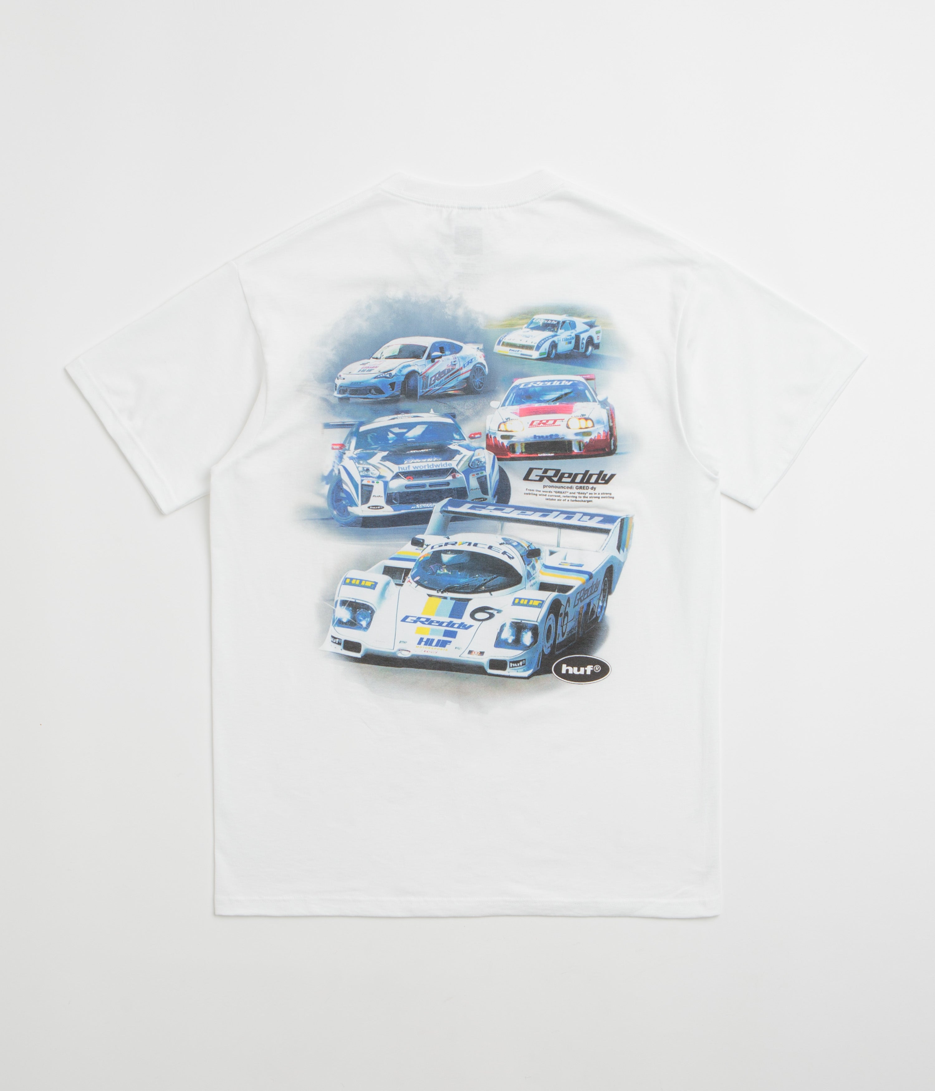 HUF Greddy Showcase T-Shirt in White