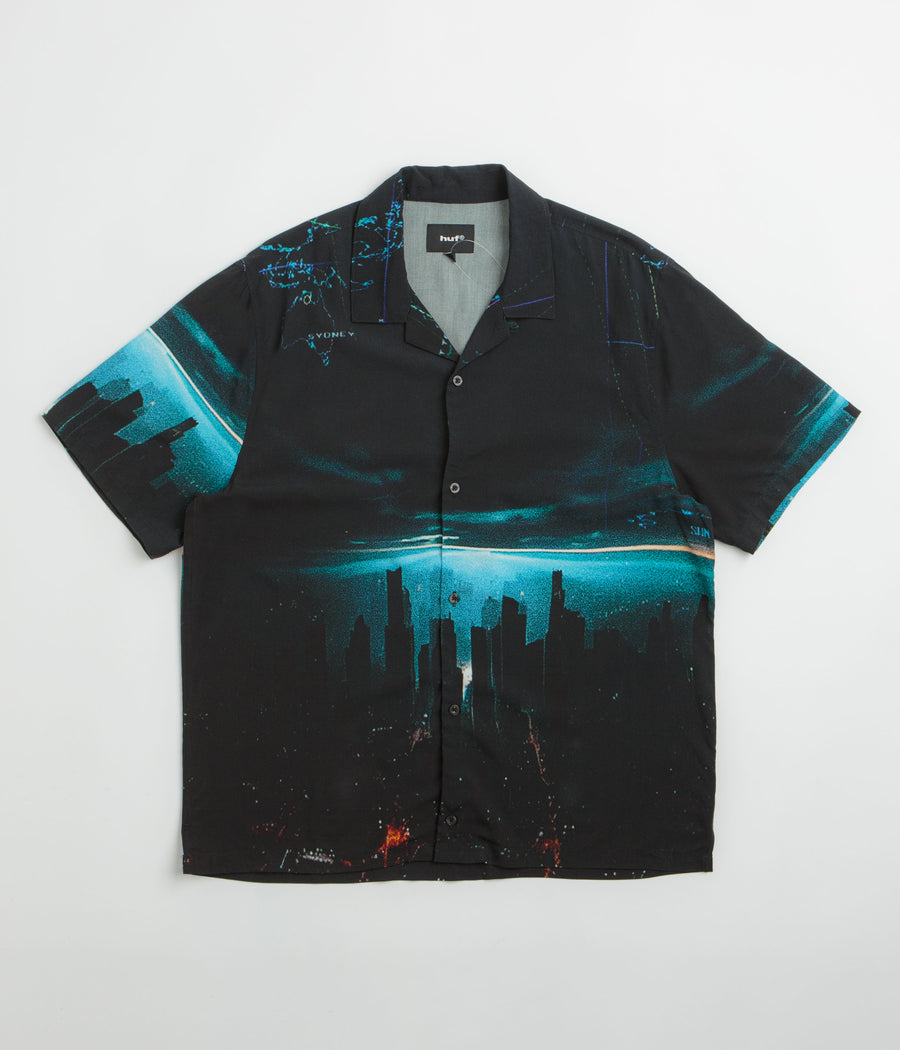 HUF Ground Control Short Sleeve Shirt - Black