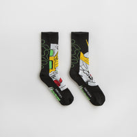 HUF Gundam Wing Crew Socks - Black thumbnail