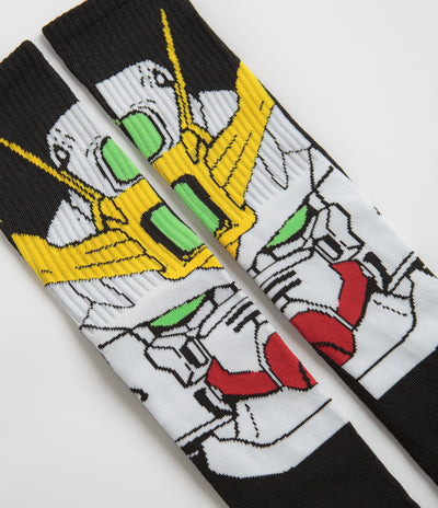 HUF Gundam Wing Crew Socks in Black