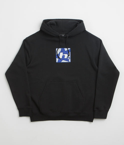 HUF H Star Hoodie - Black