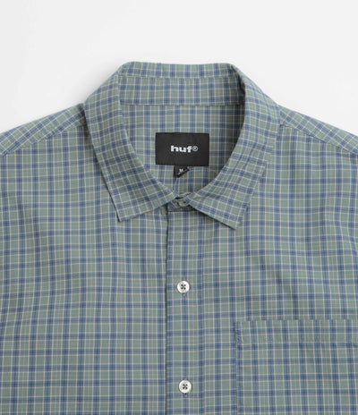 HUF H Star Plaid Short Sleeve Shirt in Marine