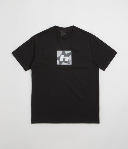 HUF H Star T-Shirt - Black