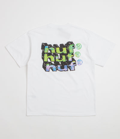 HUF Hand Stacked T-Shirt - White