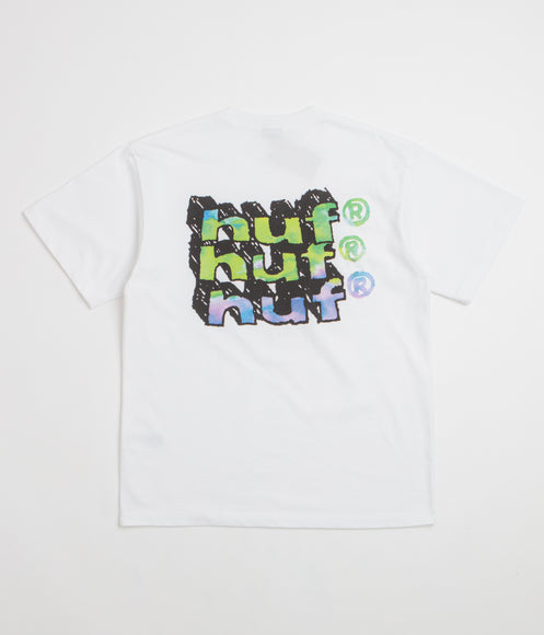 HUF Hand Stacked T-Shirt - White