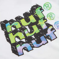 HUF Hand Stacked T-Shirt - White thumbnail