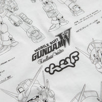 HUF Heavy Arms Schematics T-Shirt in White thumbnail