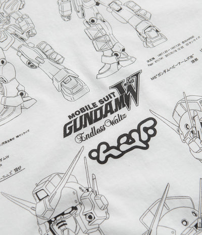 HUF Heavy Arms Schematics T-Shirt in White