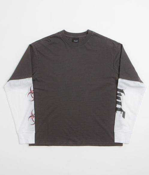 HUF Leon Double Layer Long Sleeve T-Shirt - Vintage Black