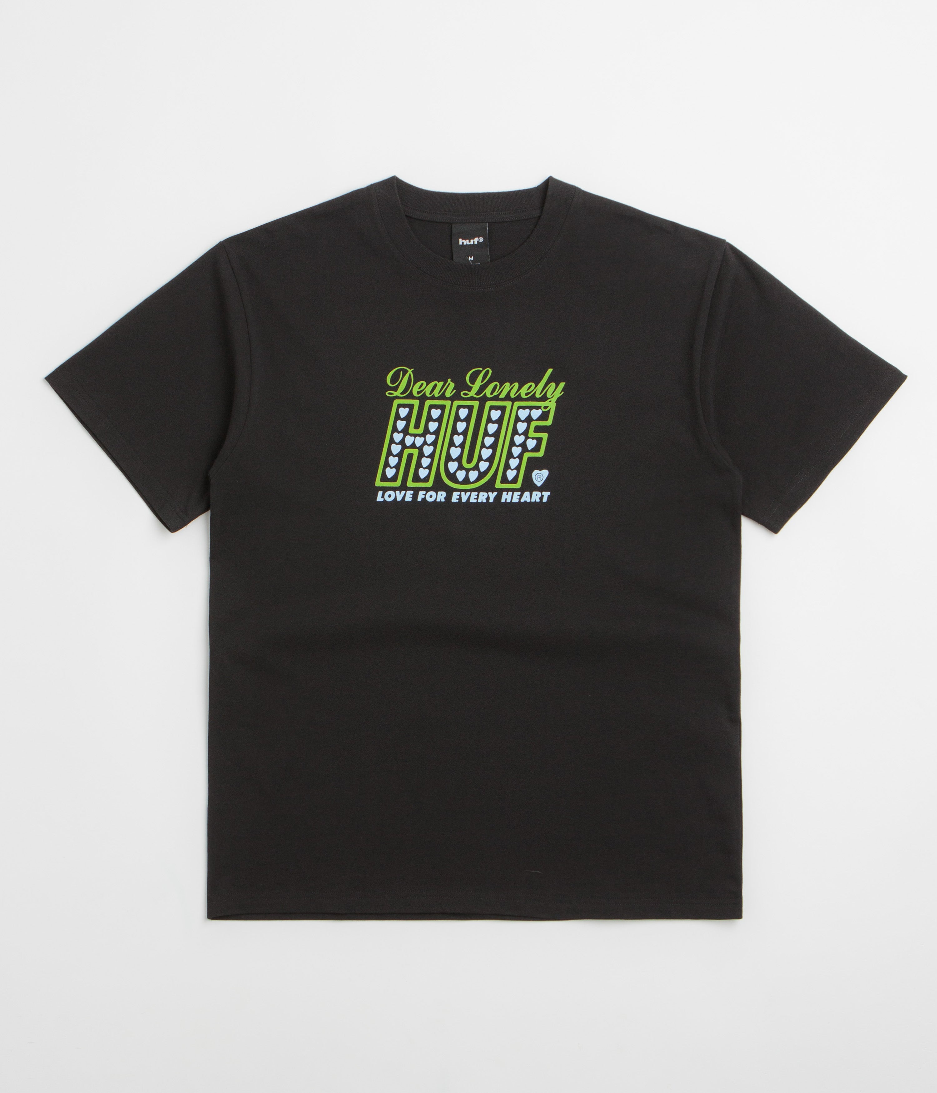 HUF Lonely Hearts T-Shirt - Black