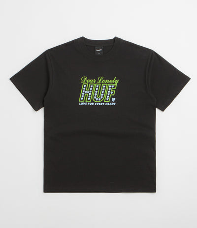 HUF Lonely Hearts T-Shirt - Black