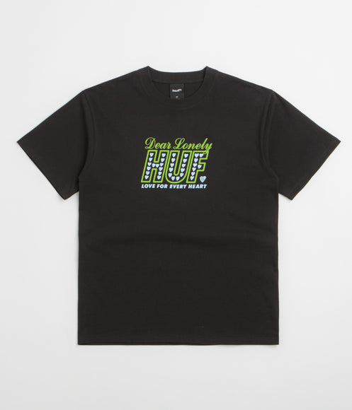 HUF Lonely Hearts T-Shirt - Black