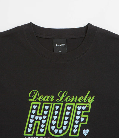HUF Lonely Hearts T-Shirt - Black