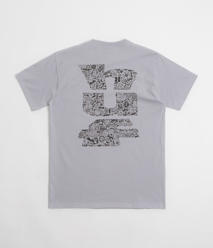 HUF Metablast T-Shirt in Dust Purple