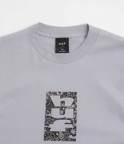 HUF Metablast T-Shirt in Dust Purple