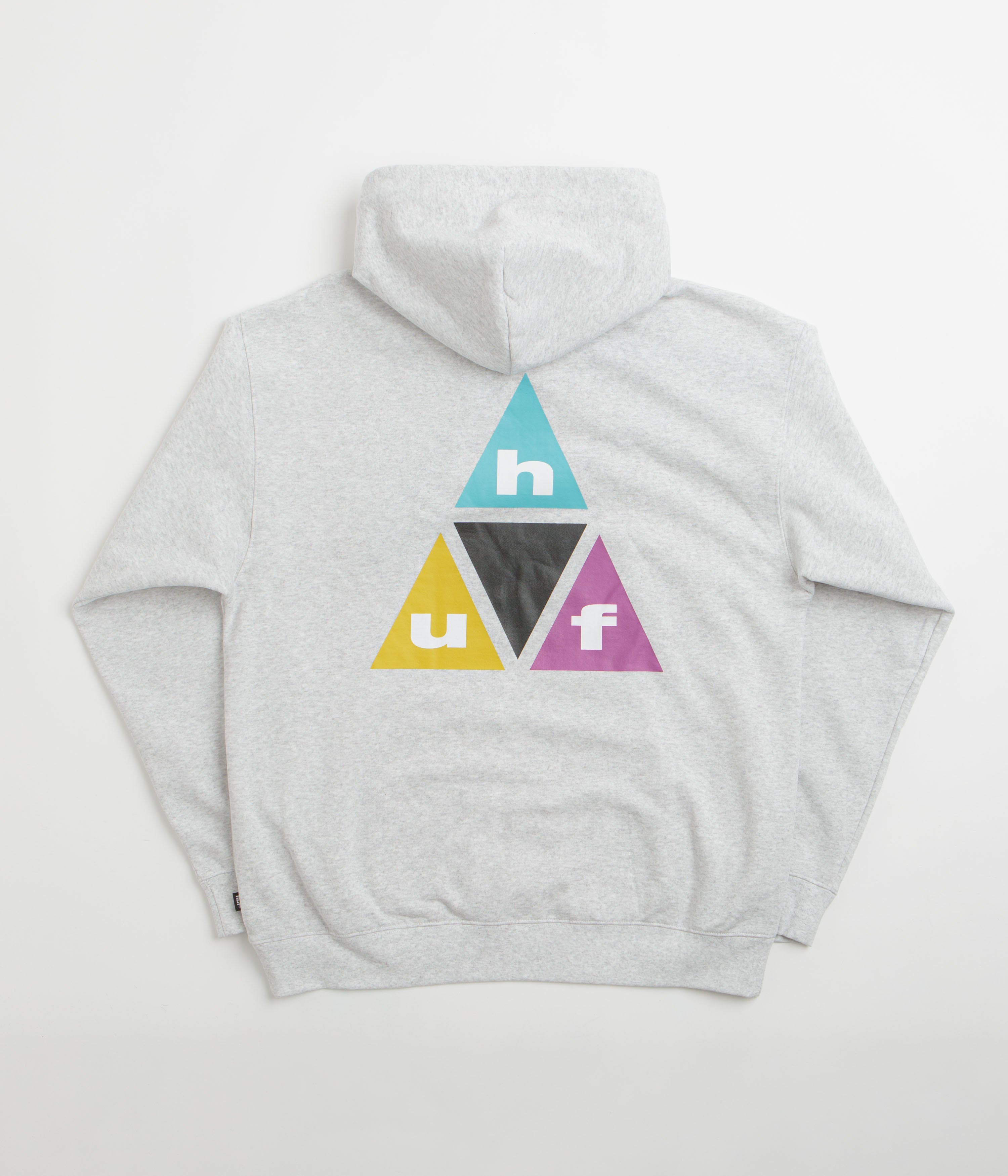 HUF Prism Triple Triangle Hoodie - Heather Grey