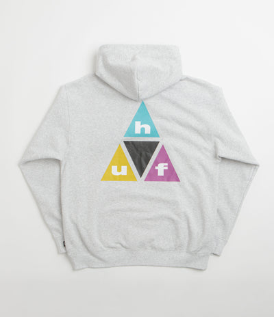 HUF Prism Triple Triangle Hoodie - Heather Grey