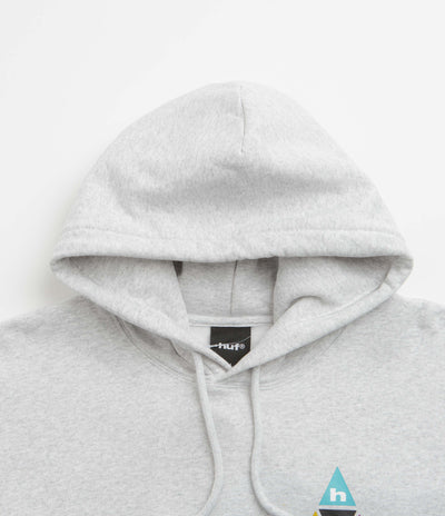 HUF Prism Triple Triangle Hoodie - Heather Grey