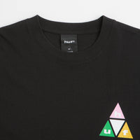 HUF Prism Triple Triangle Long Sleeve T-Shirt - Black / White thumbnail