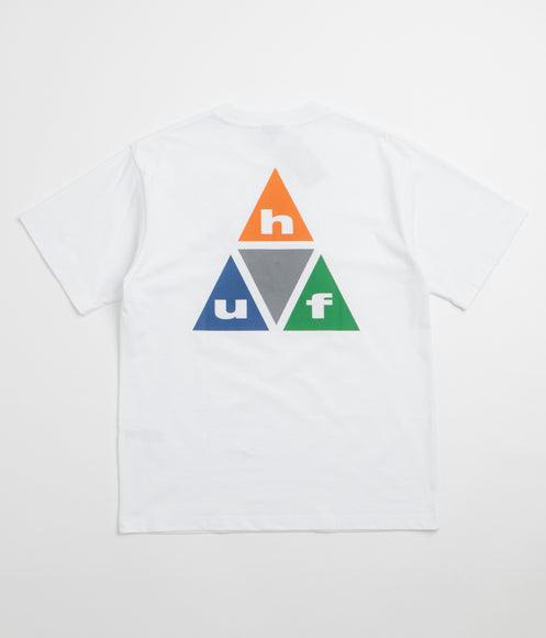 HUF Prism TT T-Shirt - White / Burnt Orange