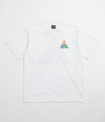 HUF Prism TT T-Shirt - White / Burnt Orange