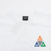 HUF Prism TT T-Shirt - White / Burnt Orange thumbnail
