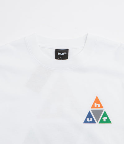 HUF Prism TT T-Shirt - White / Burnt Orange