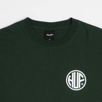 HUF Regional T-Shirt in Forest Green and White thumbnail