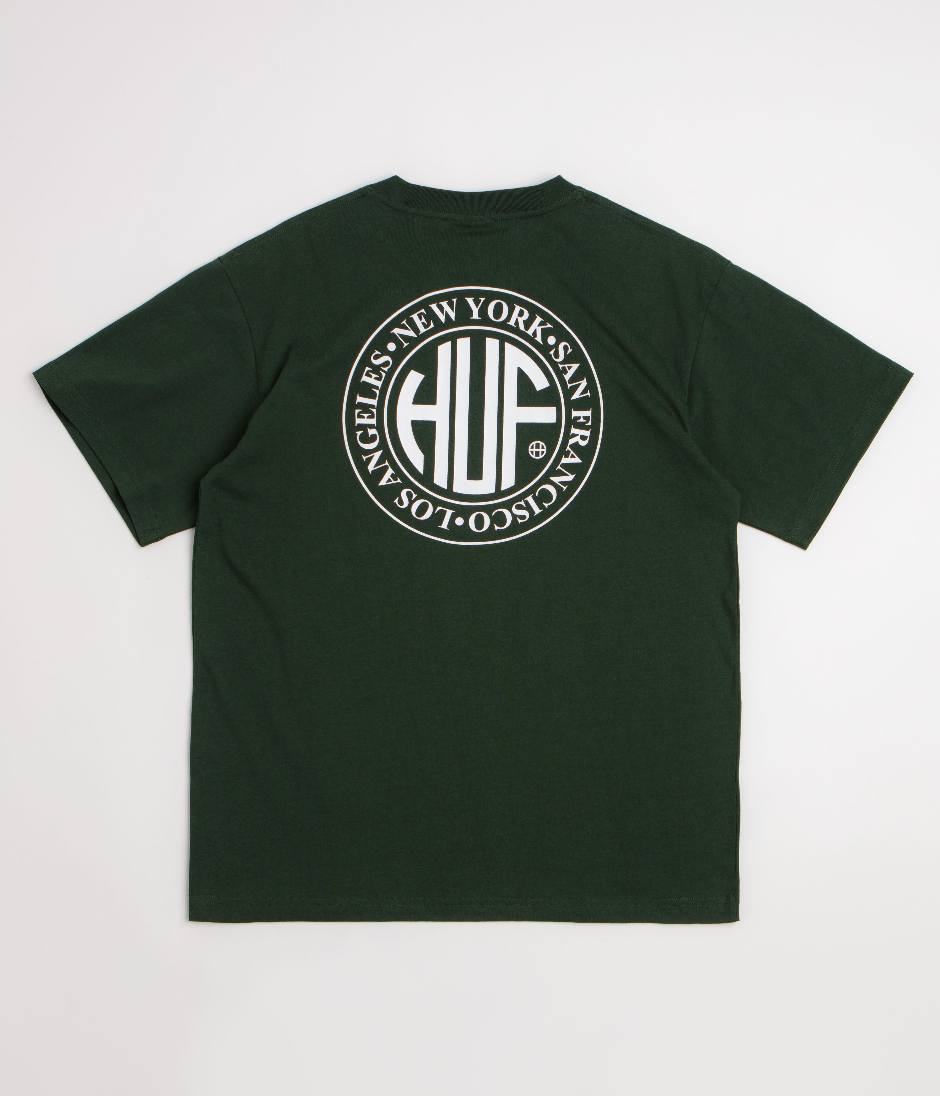 HUF Regional T-Shirt - Forest Green / White