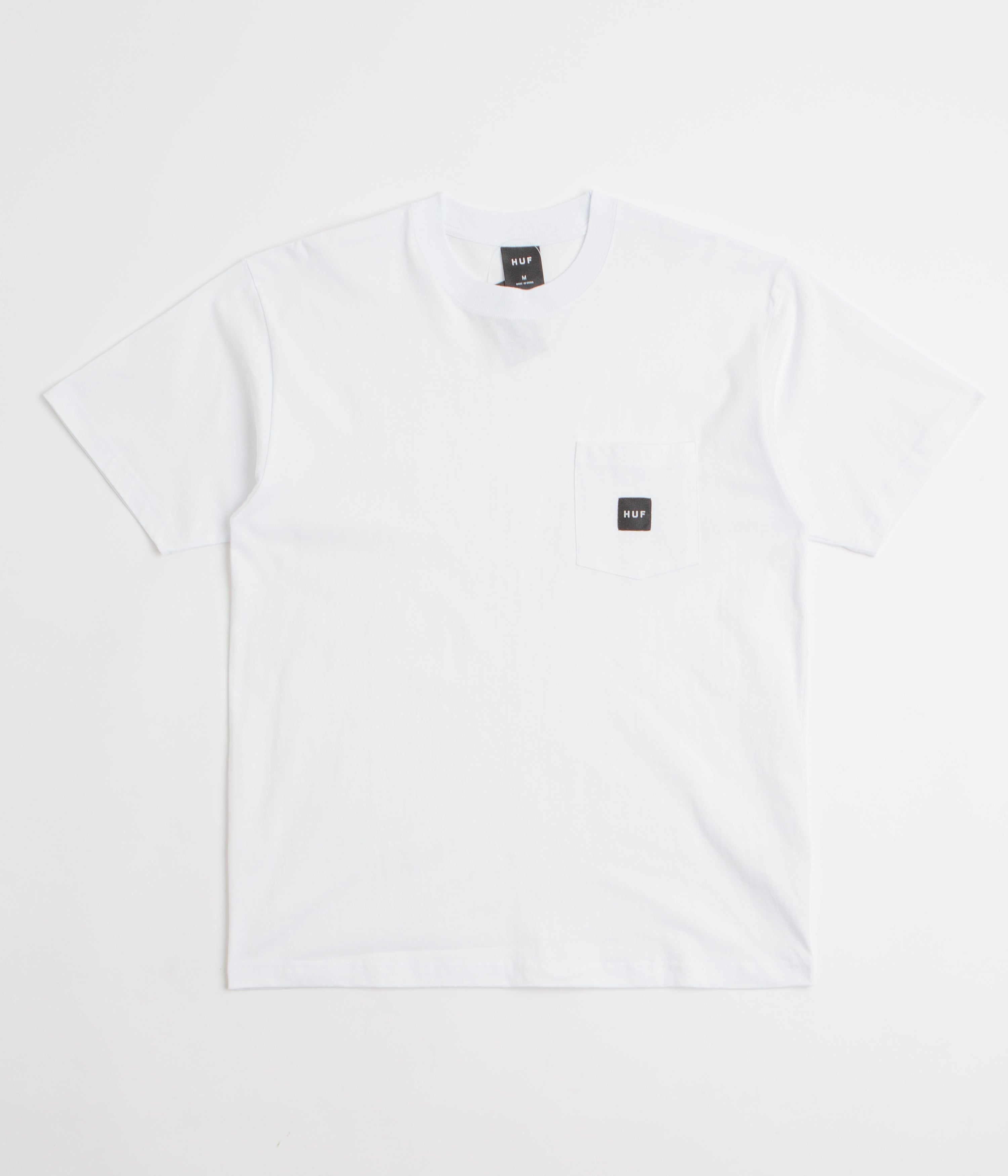 HUF Set Box Logo Pocket T-Shirt - White | Flatspot