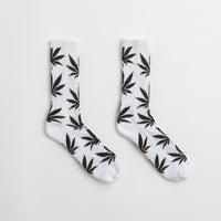 HUF Set Plantlife Socks in White thumbnail
