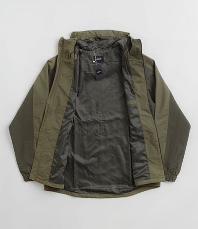 HUF Set Shell Jacket in Olive