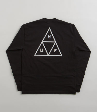 HUF Set TT Long Sleeve T-Shirt in Black