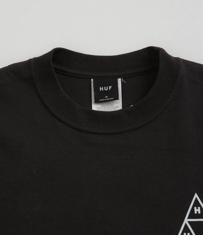 HUF Set TT Long Sleeve T-Shirt in Black