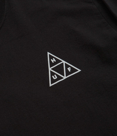 HUF Set TT Long Sleeve T-Shirt in Black