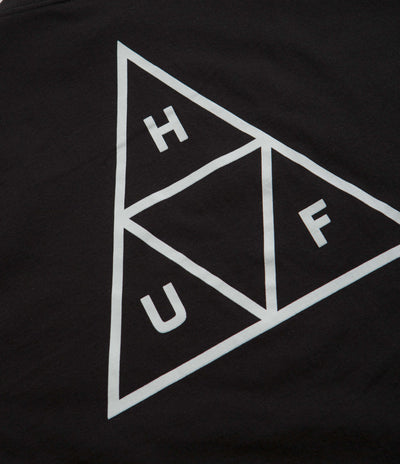 HUF Set TT Long Sleeve T-Shirt in Black