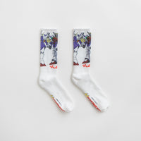 HUF Shenlong Gundam Crew Socks - White thumbnail