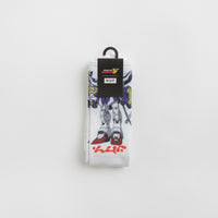 HUF Shenlong Gundam Crew Socks - White thumbnail