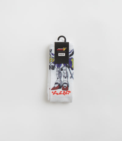 HUF Shenlong Gundam Crew Socks - White