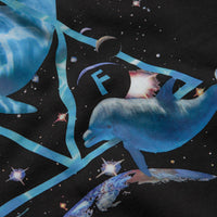 HUF Space Dolphins Wash Crewneck Sweatshirt - Black thumbnail