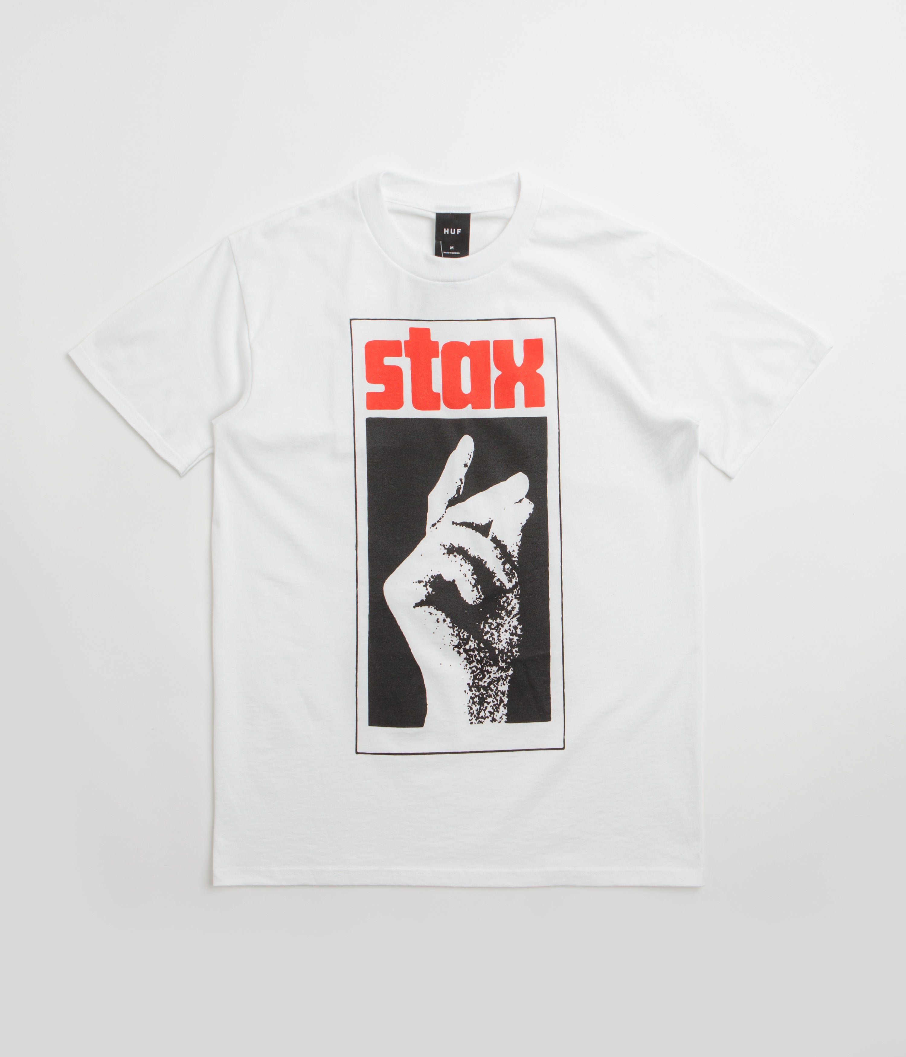 HUF Stax Snap T-Shirt in White